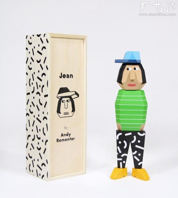 Wooden dolls that can be combined at will