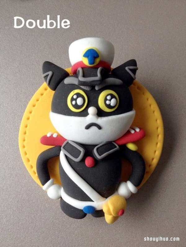 Hand-made black cat Sheriff takes the children to reminisce about their childhood