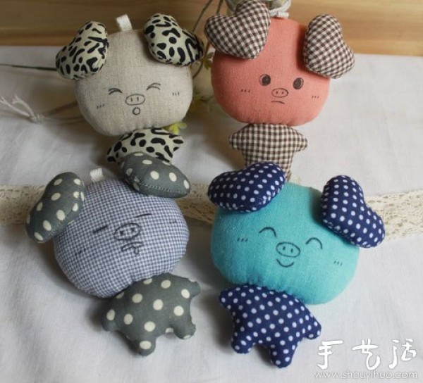 DIY handmade cute pig doll