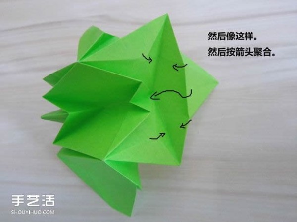 Complex Origami Elephant Steps Illustration Provides CP Pictures and Real Shot Tutorials