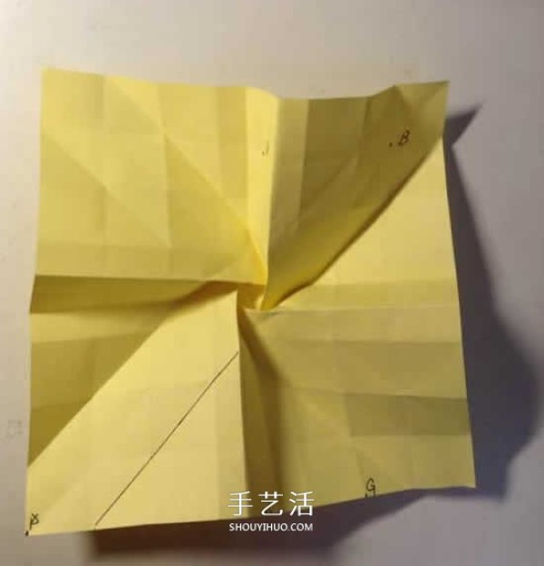 The original folding method of Weiwei Rose, detailed origami rose process steps