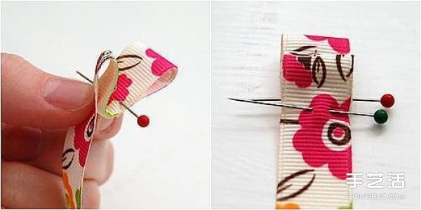 Pastoral Style Childrens Bracelet DIY Making Illustrated Tutorial Using Silk Ribbon