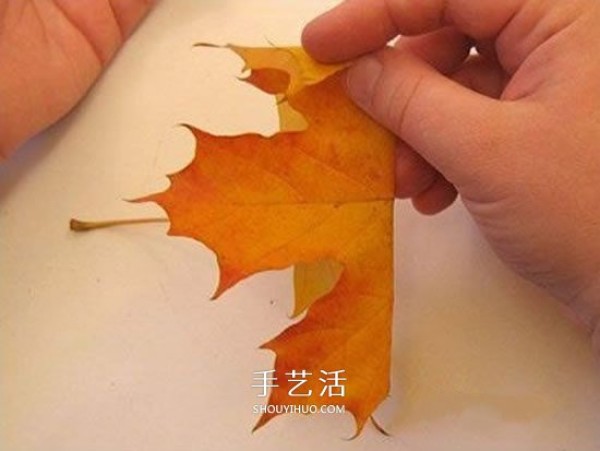 How to make handmade rose buds, leaves and rose buds with maple leaves