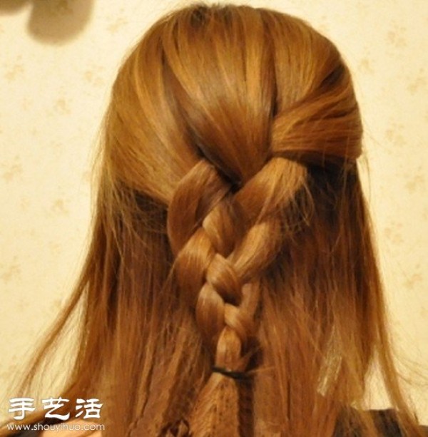 Korean ladylike braided hairstyle DIY tutorial