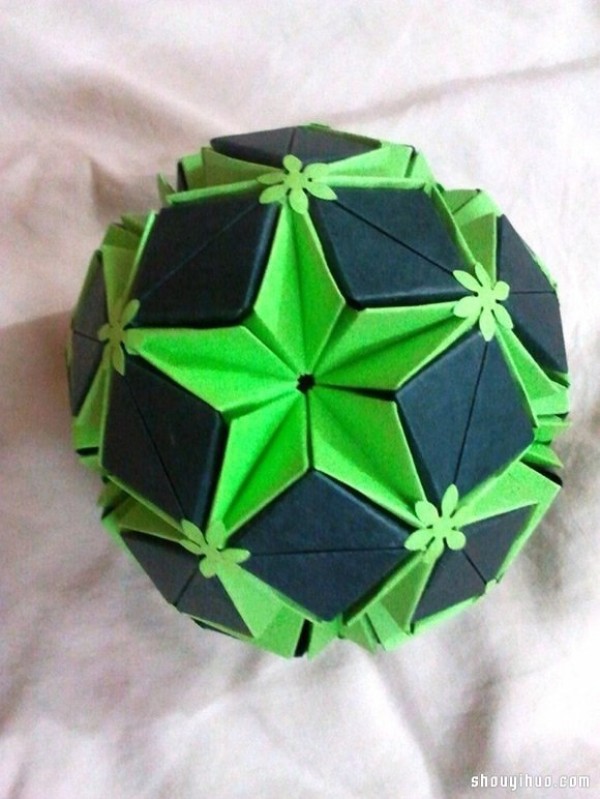 Appreciation of the beautiful handmade origami flower balls (6)