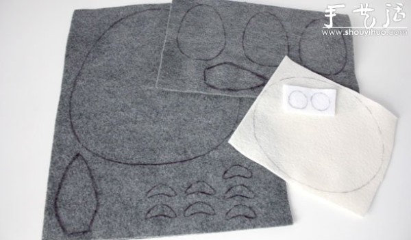 Tutorial on handmade DIY Totoro plush doll