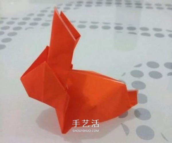 Origami Rabbit Illustration How to Fold a Rabbit Step by Step