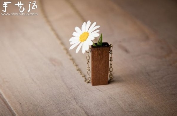 Ring carved from solid walnut