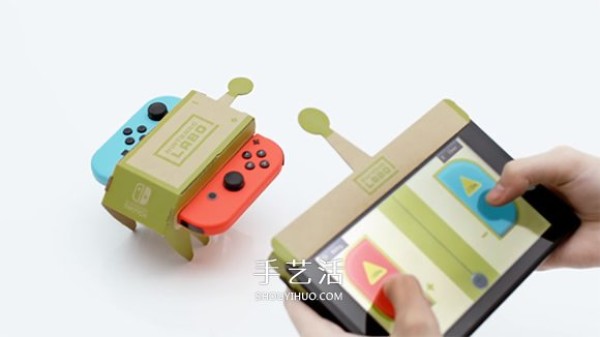 Nintendo Switch and a new way to play cardboard hand-made games