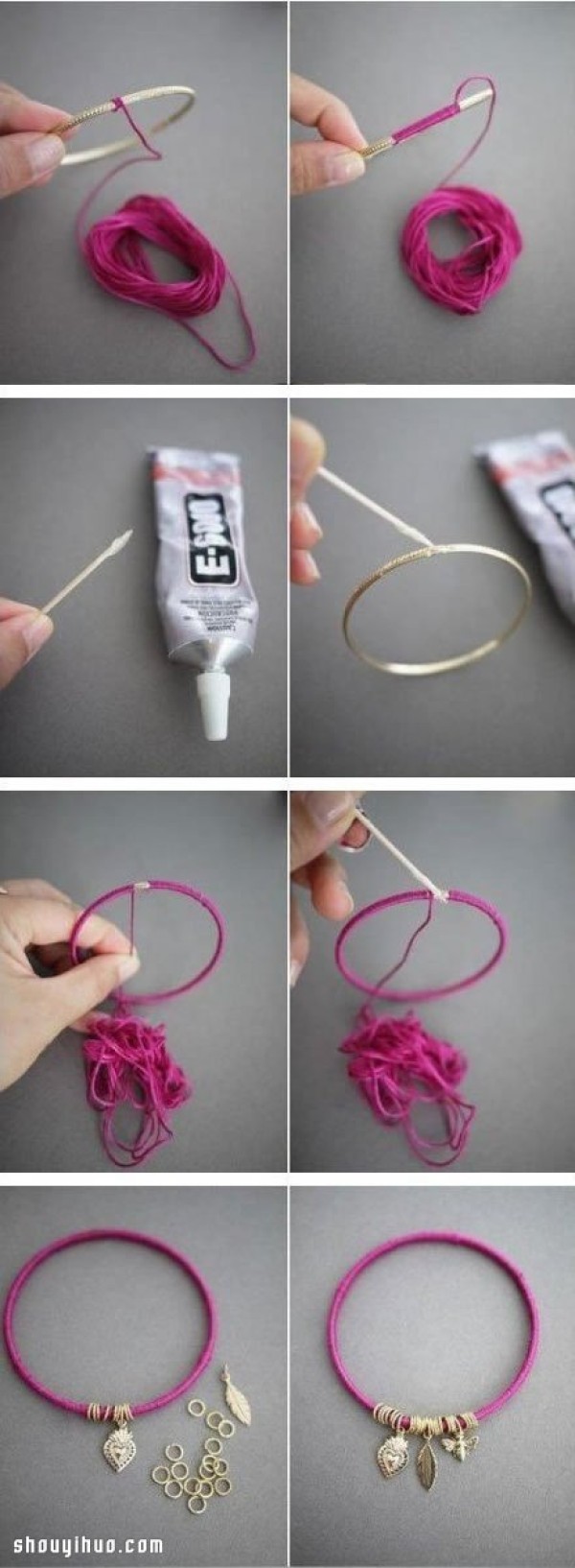 A very simple DIY handmade tutorial for a beautiful ethnic style bracelet