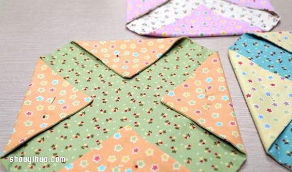 How to make a cherry blossom bag, illustrated on how to make a handmade cloth cherry blossom bag