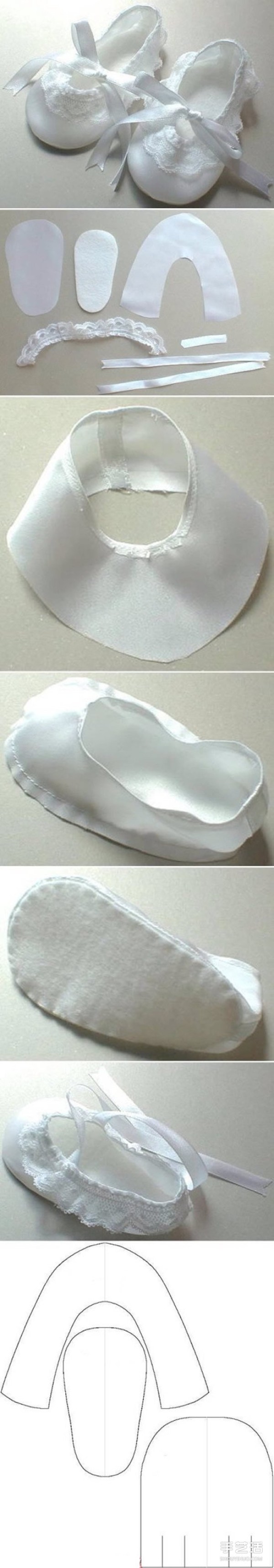 Nine ways to make baby shoes, illustrate the process of making baby shoes