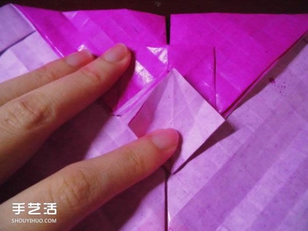 Die Lianhua Love Origami Illustration of Creative Love Origami Step by Step