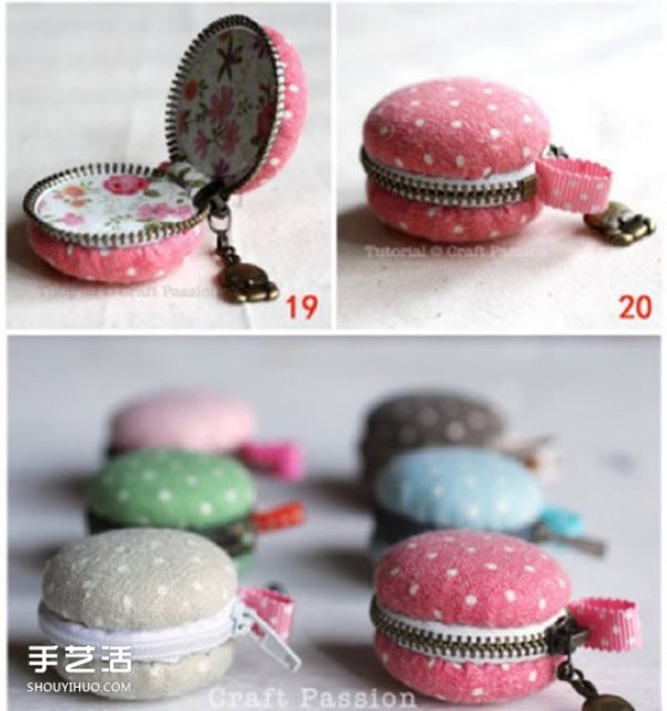 How to make a macaron wallet, homemade macaron coin purse tutorial