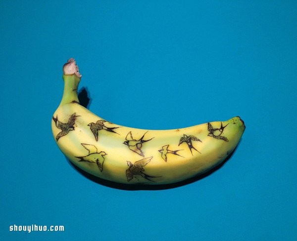 Banana Creative DIY, transform into a work of art beyond the scope of food