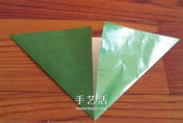 Zongzi Folding Illustration and a Simple Paper Zongzi Folding Tutorial