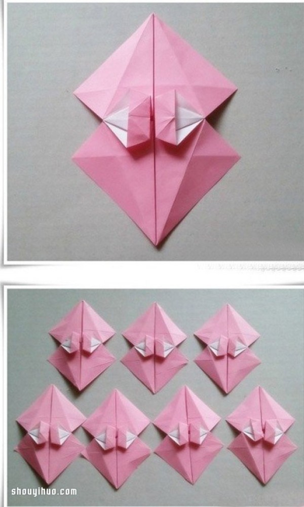 How to fold an origami parasol and illustrate how to make an origami parasol