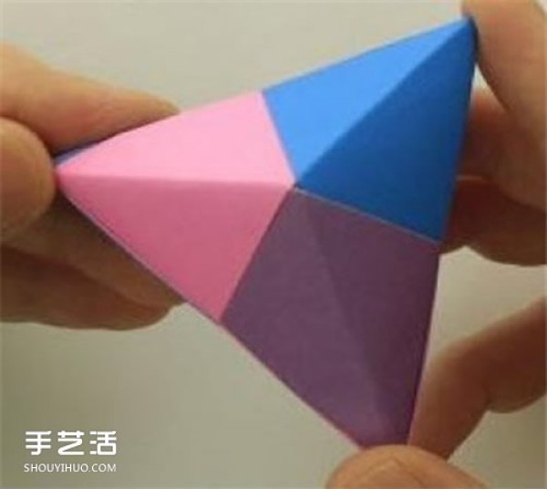 How to make Dragon Boat Festival paper rice dumplings, step-by-step picture of hand-made origami rice dumplings