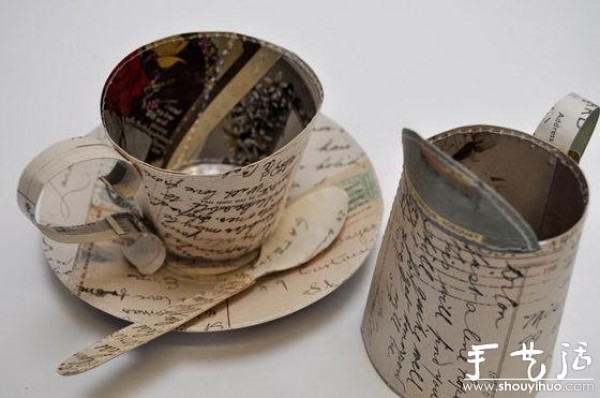 DIY home life items from discarded newspapers and magazines