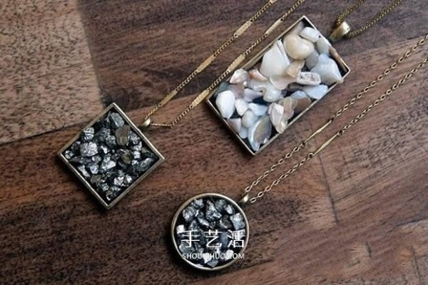 How to make a simple homemade necklace pendant and make a beautiful necklace DIY