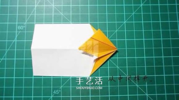 How to make a realistic goat origami with hand-made origami 3D goat illustration