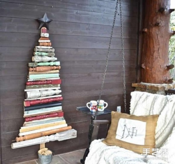 Creative Christmas tree DIY, you can also imitate the decoration during the Spring Festival