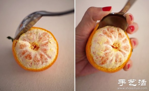 Warm and romantic small orange lamp creative DIY