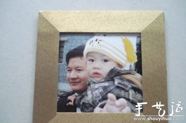 Gift packaging box turns waste into treasure DIY photo frame