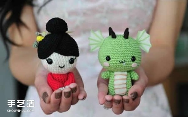 Knitting to make a cute little dragon and super cute little dragon doll crochet DIY