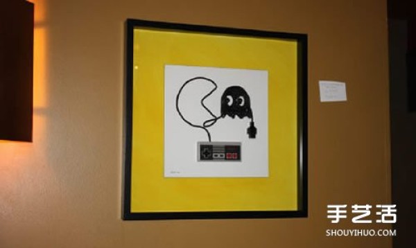 Nintendo Game Controller Line DIY to Make Nostalgic Creative Decorative Paintings