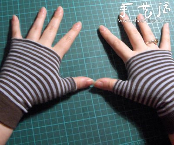 Cotton socks DIY beautiful gloves