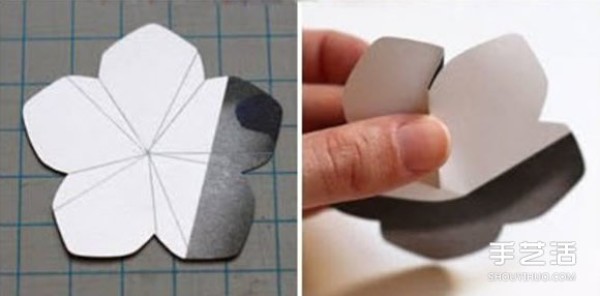 How to fold paper flowers with illustrations of how to make handmade paper flowers