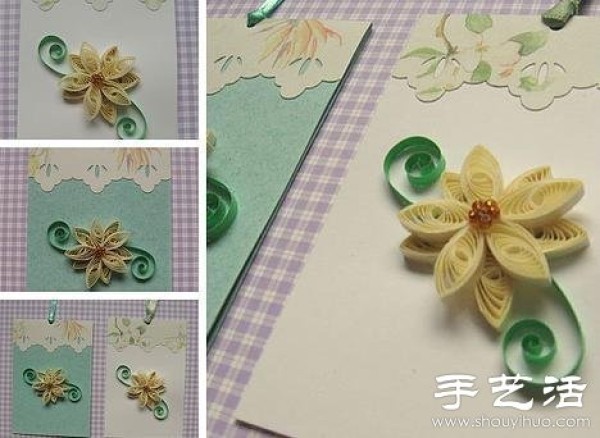 Simple and cute handmade paper quilling works