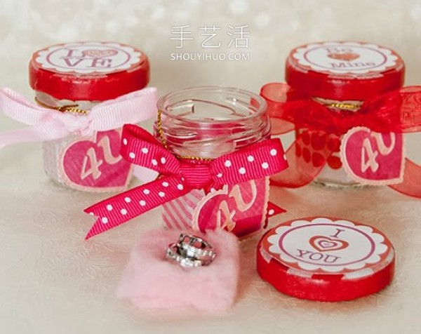 15 Charming Valentines Day Glass Jar Gift DIY Tutorial