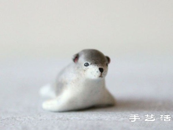 Cool animal dolls made from clay