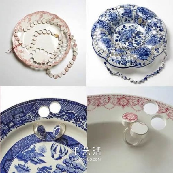 If the exquisite ceramic plate falls on the floor, then make it your only jewelry! 