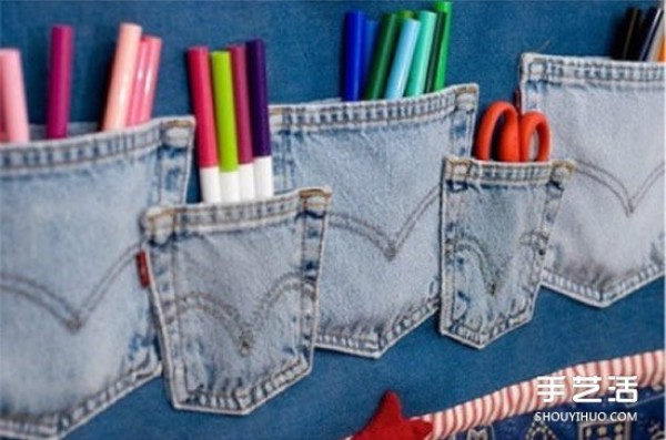 Jeans transformed pictures: handmade with wonderful uses of discarded jeans