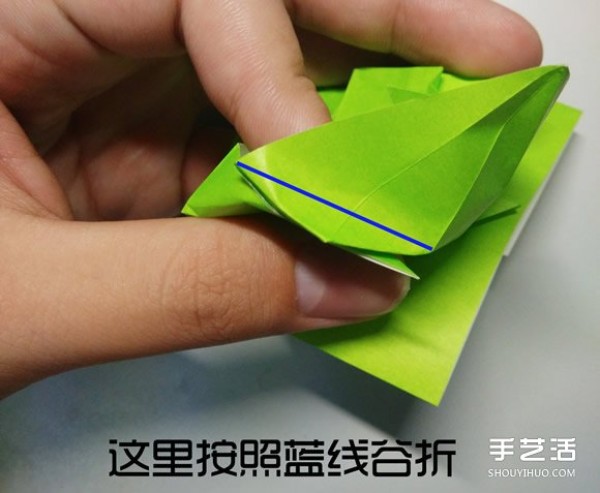 Three-dimensional duck origami step-by-step diagram, paper duck folding tutorial diagramSolution