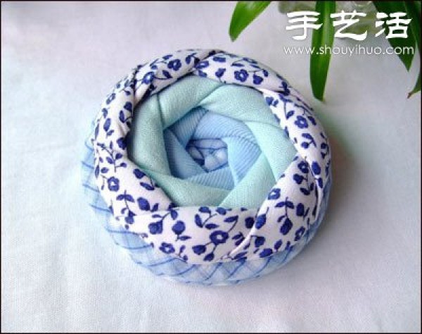 Blue and white style coin purse/storage bag handmade tutorial