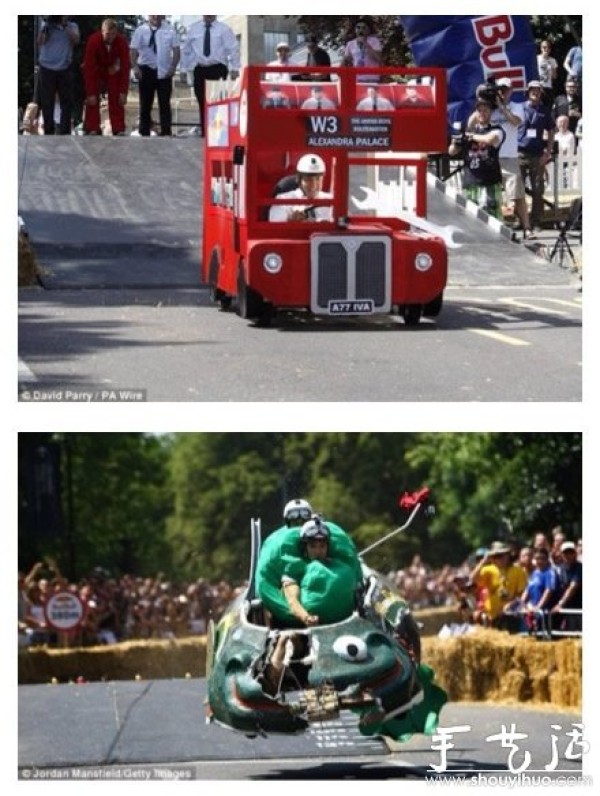 Londons soapbox racing competition, British creativity is invincible! 