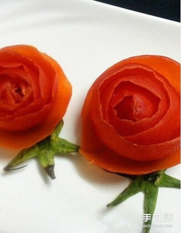 How to make roses from tomatoes. Tutorial on homemade tomato roses