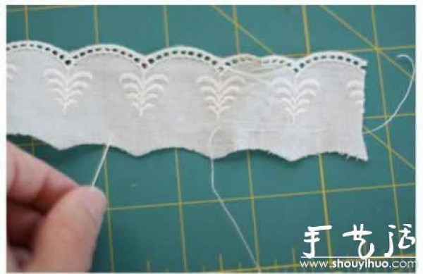 Little fresh lace head flower DIY tutorial