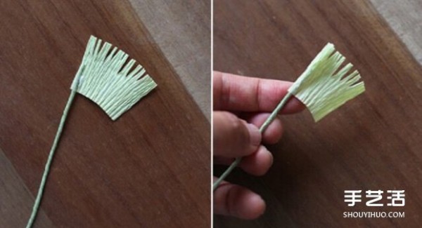 How to fold bell flowers and illustrate how to make bell flowers from crepe paper