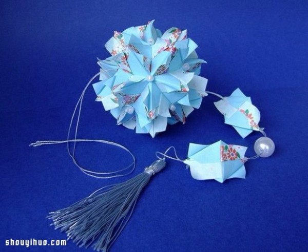 Appreciation of the beautiful handmade origami flower balls (4)