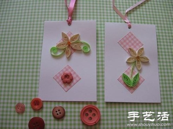 Simple and cute handmade paper quilling works