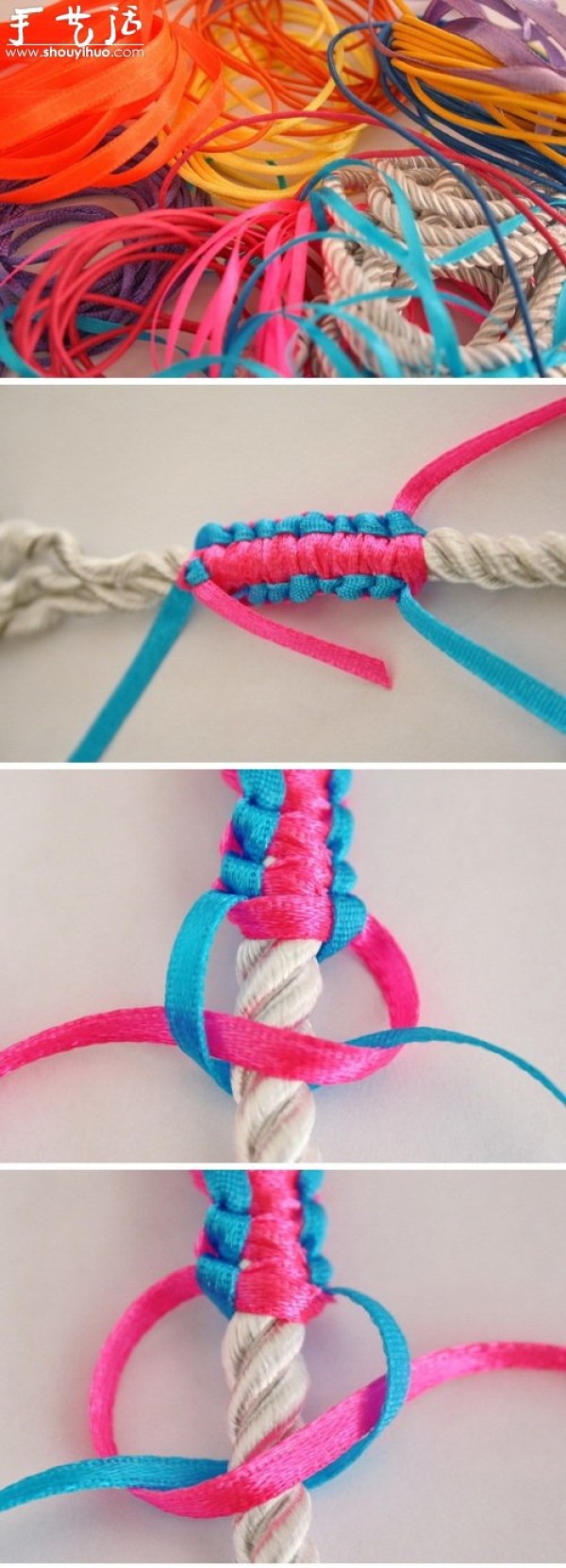 Hand-woven tutorial for beautiful bracelets