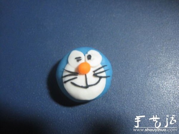 Tutorial on making Doraemon with plasticine