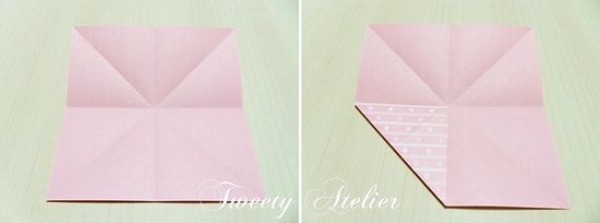 Triangle Bookmark Origami Method and Triangle Bookmark Illustrated Tutorial