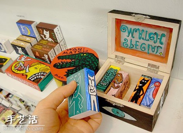 Very beautiful matchbox packaging art