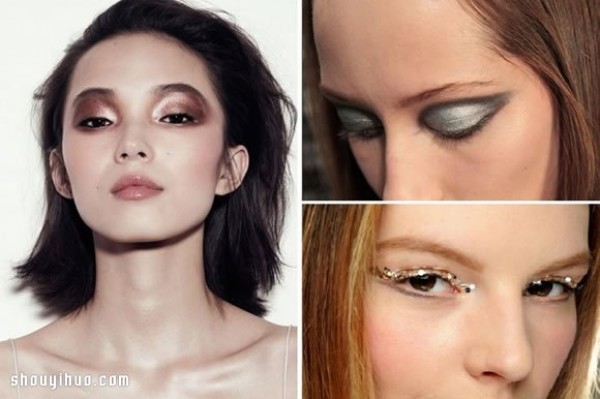 Year-end party must-haves: bold and eye-catching metallic eye makeup